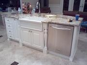 Kitchen cabinets,  kitchen remodel: Boynton Beach,  FL.  cabinet refacing and countertops